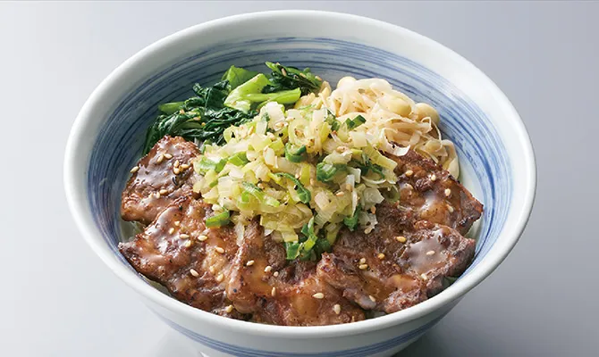 旨塩ねぎ上カルビ丼