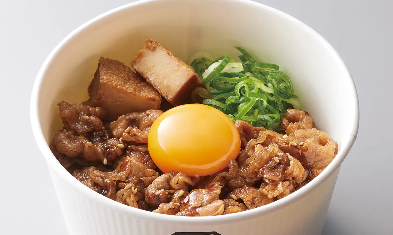 牛すき焼カルビ丼